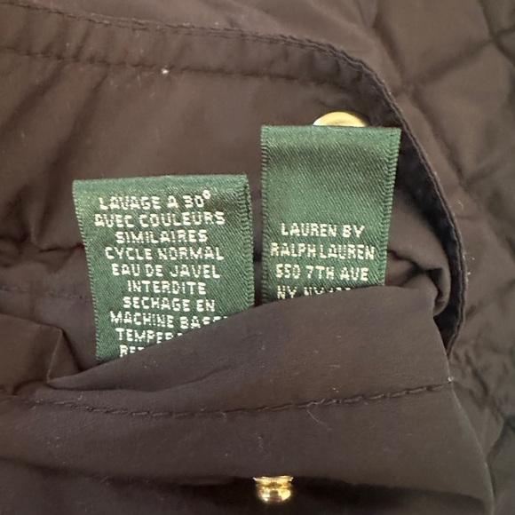 Ralph Lauren Reversible Black and Blue Quilted Jacket - Picture 4 of 12